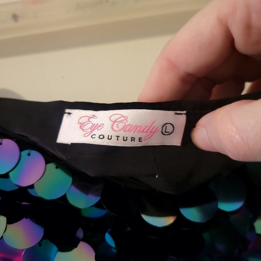 Large sequin party skirt